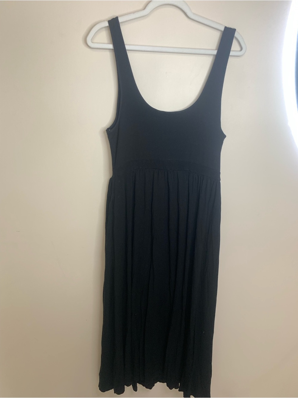 Aritzia Wilfred Market Midi Dress Black L - Picture 5 of 10
